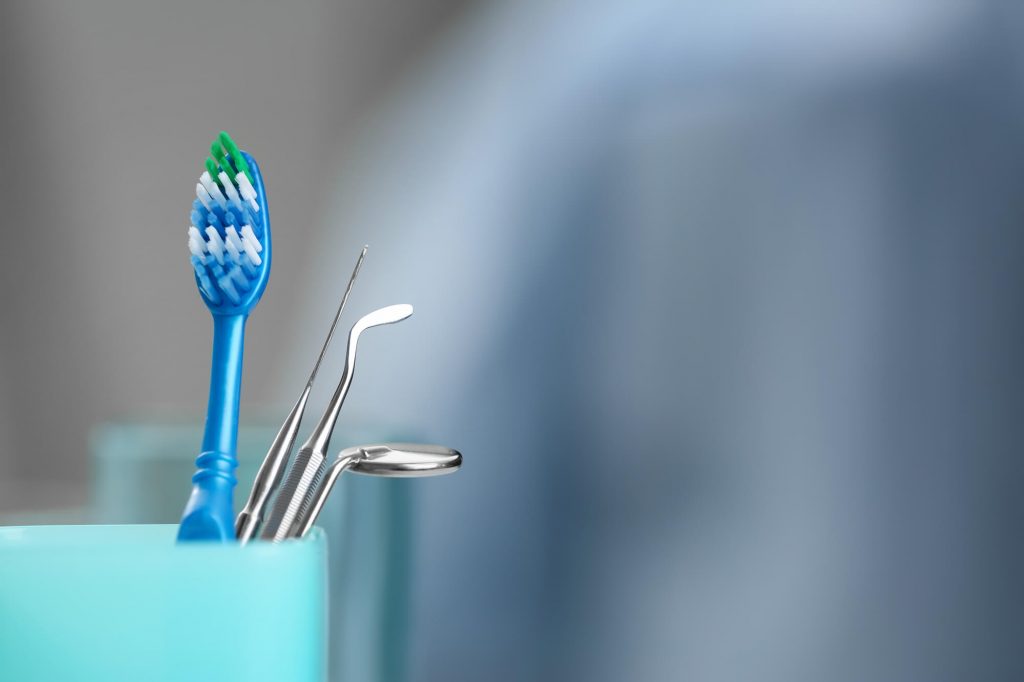 Dental tools used for teeth cleaning coral gables 